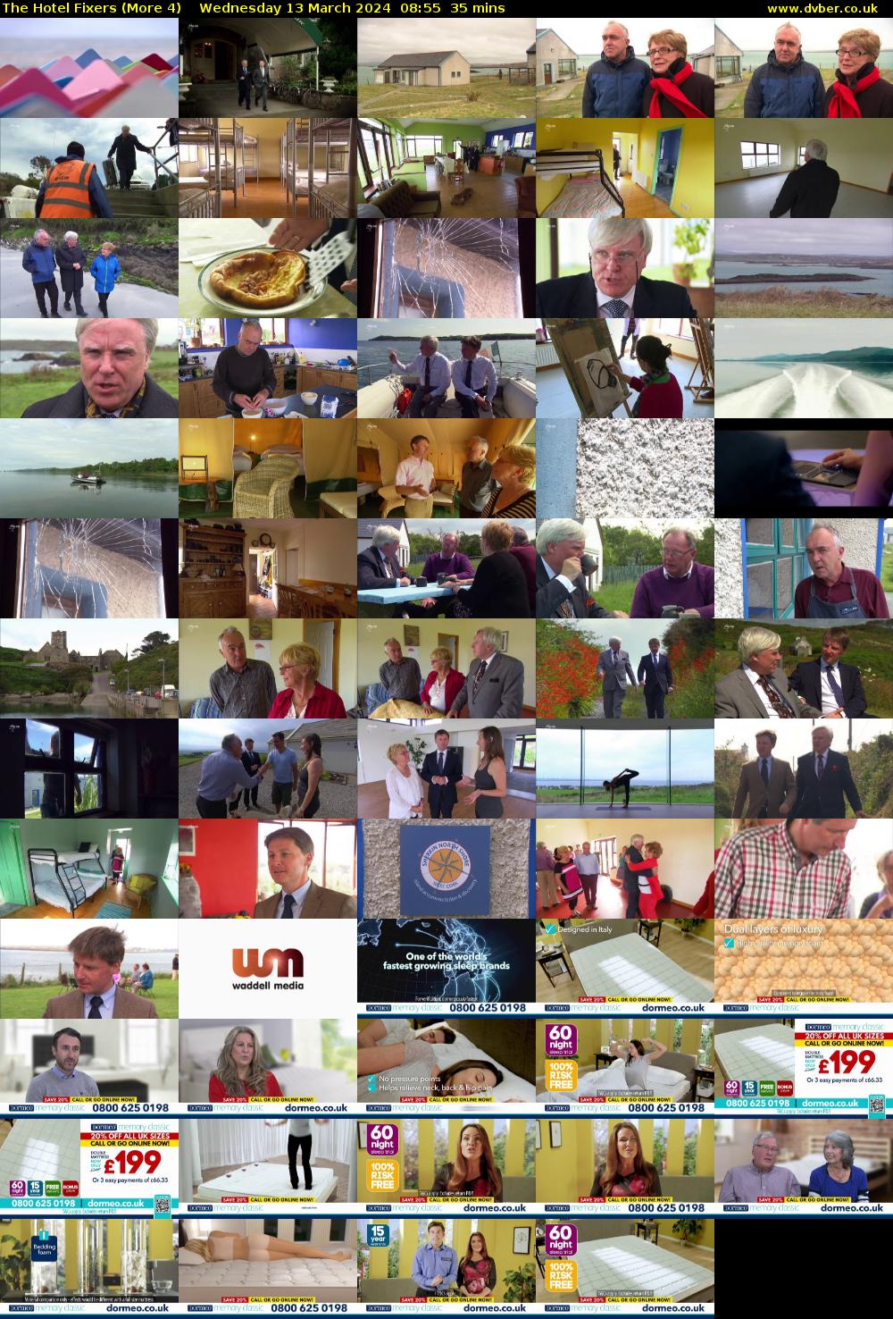 The Hotel Fixers (More 4) Wednesday 13 March 2024 08:55 - 09:30