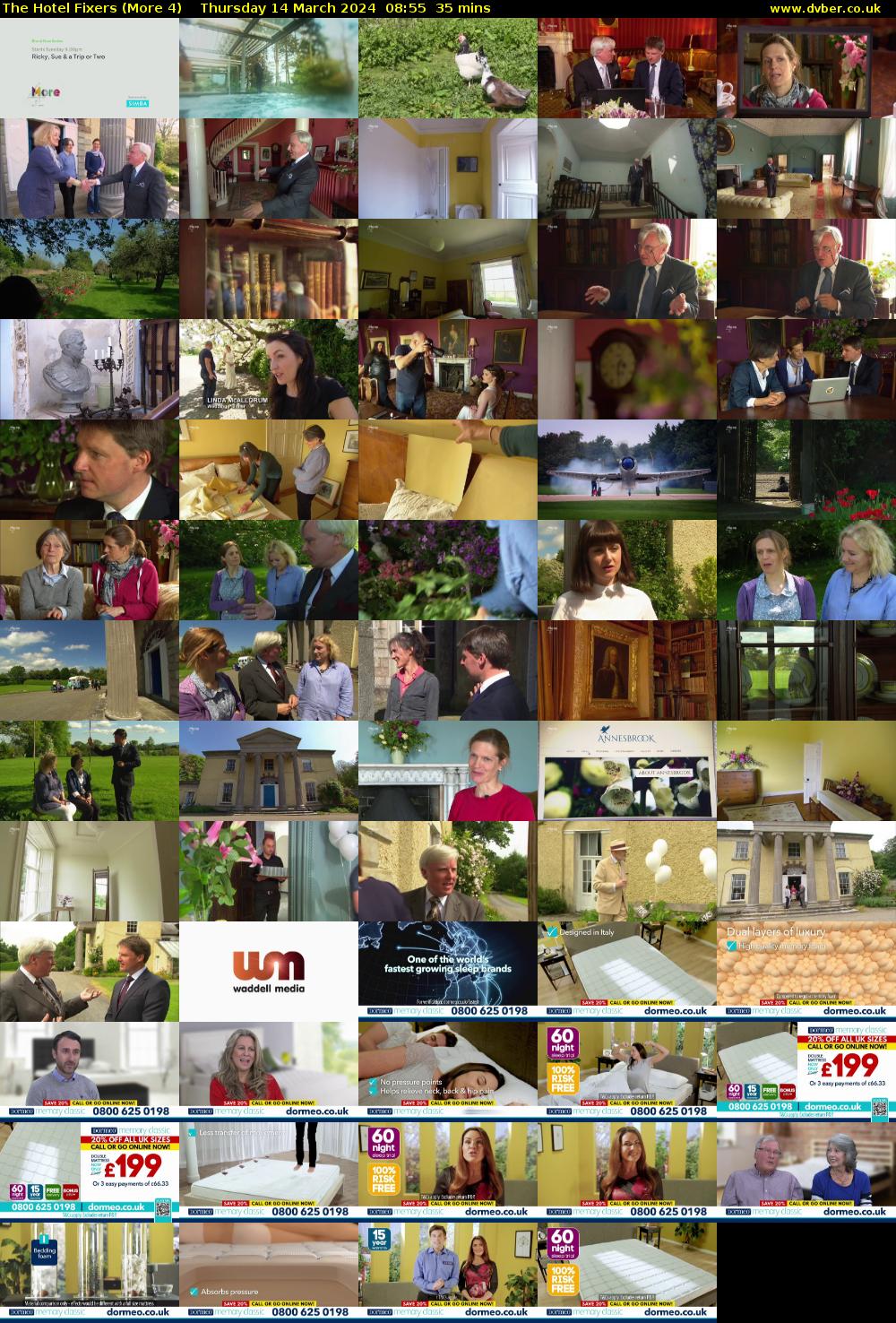The Hotel Fixers (More 4) Thursday 14 March 2024 08:55 - 09:30