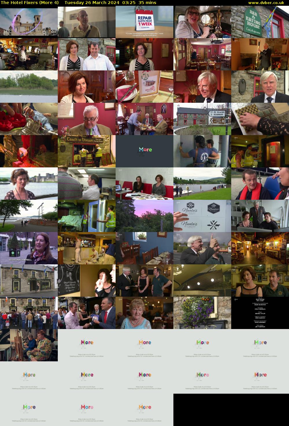 The Hotel Fixers (More 4) Tuesday 26 March 2024 03:25 - 04:00