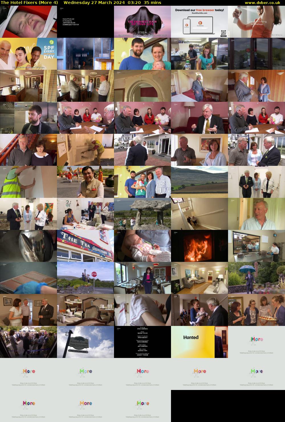 The Hotel Fixers (More 4) Wednesday 27 March 2024 03:20 - 03:55