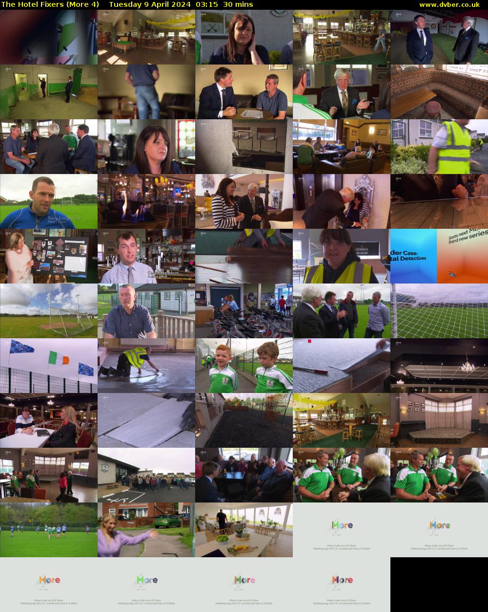 The Hotel Fixers (More 4) Tuesday 9 April 2024 03:15 - 03:45