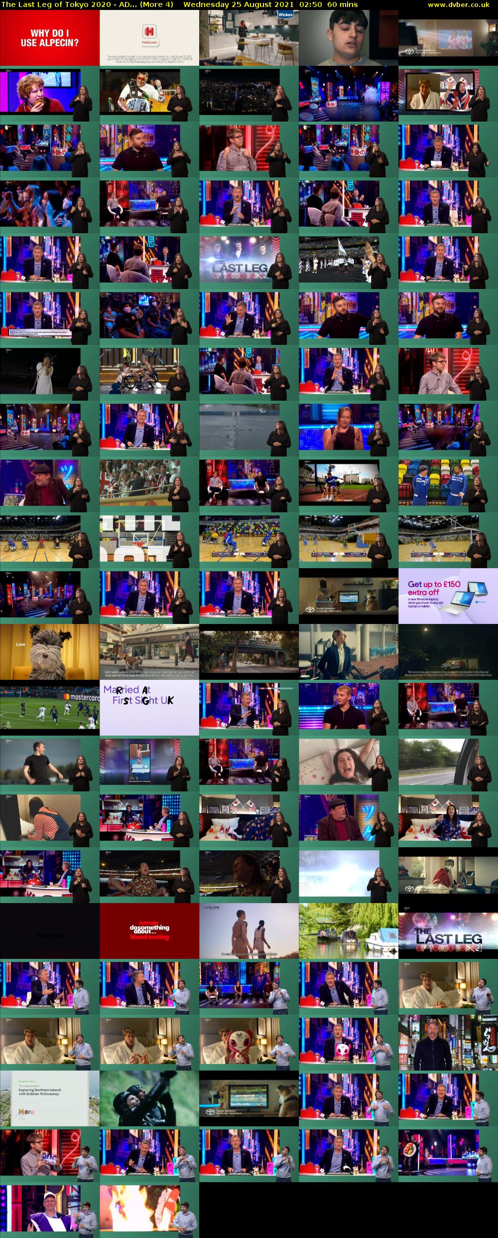 The Last Leg of Tokyo 2020 - AD... (More 4) Wednesday 25 August 2021 02:50 - 03:50