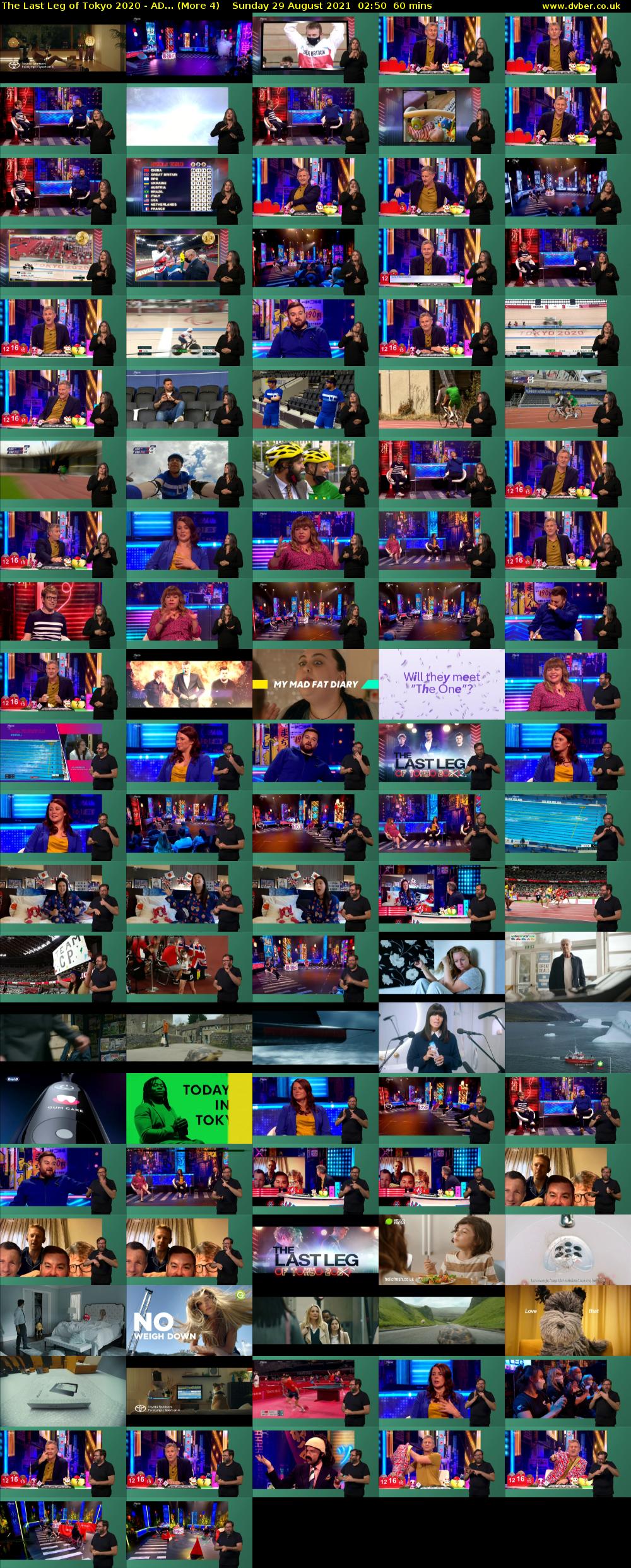 The Last Leg of Tokyo 2020 - AD... (More 4) Sunday 29 August 2021 02:50 - 03:50