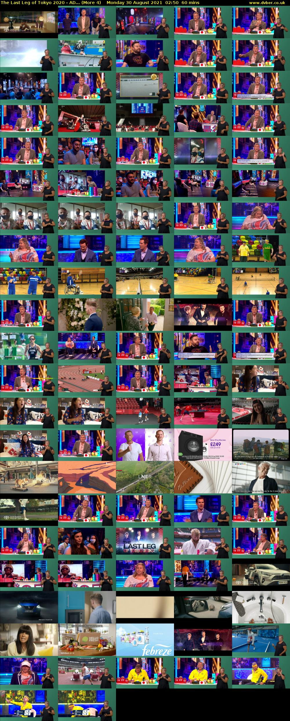 The Last Leg of Tokyo 2020 - AD... (More 4) Monday 30 August 2021 02:50 - 03:50