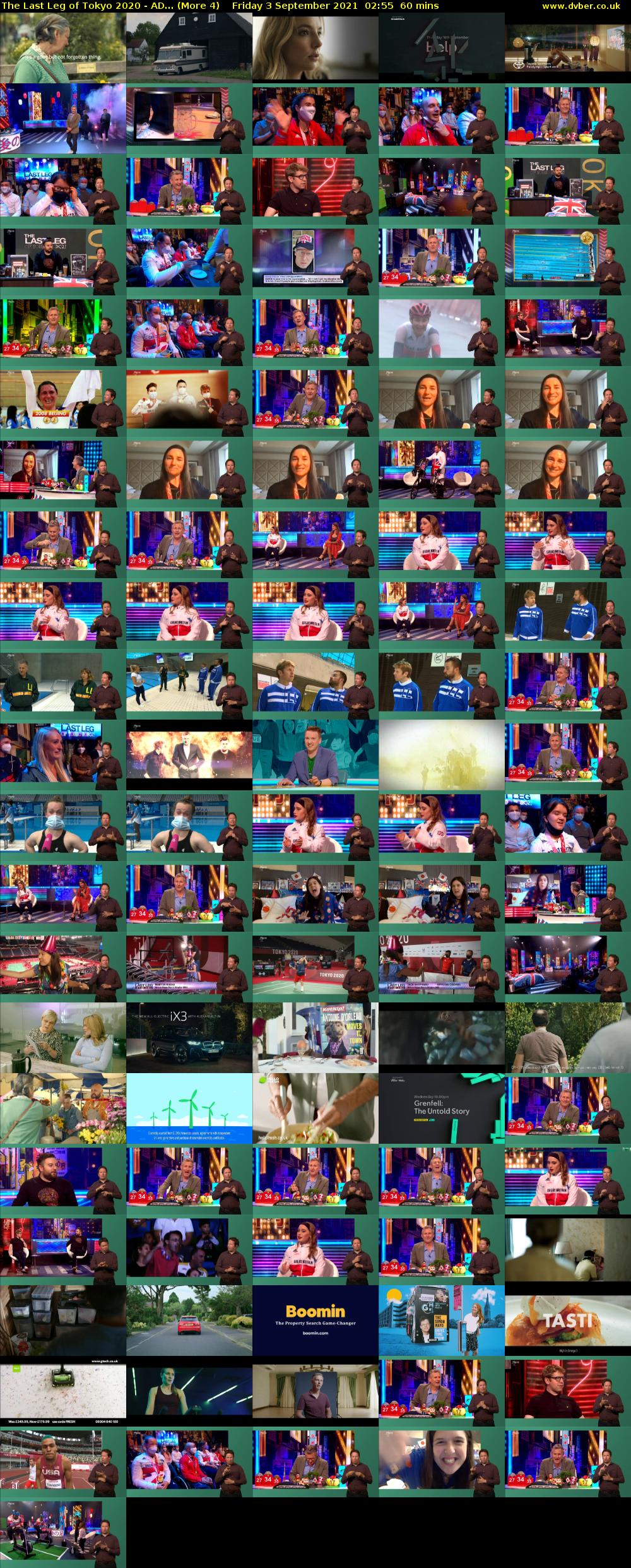 The Last Leg of Tokyo 2020 - AD... (More 4) Friday 3 September 2021 02:55 - 03:55