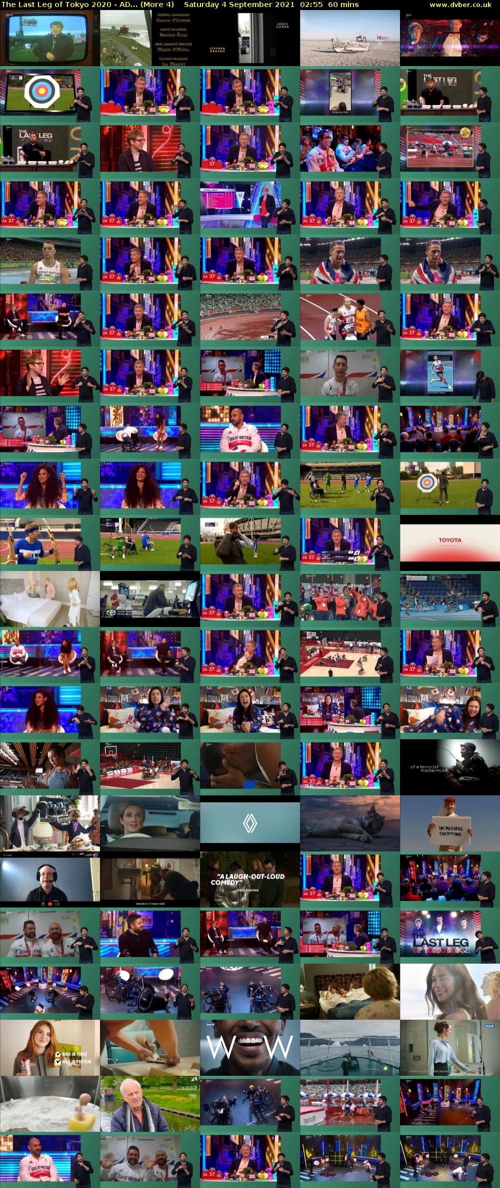 The Last Leg of Tokyo 2020 - AD... (More 4) Saturday 4 September 2021 02:55 - 03:55