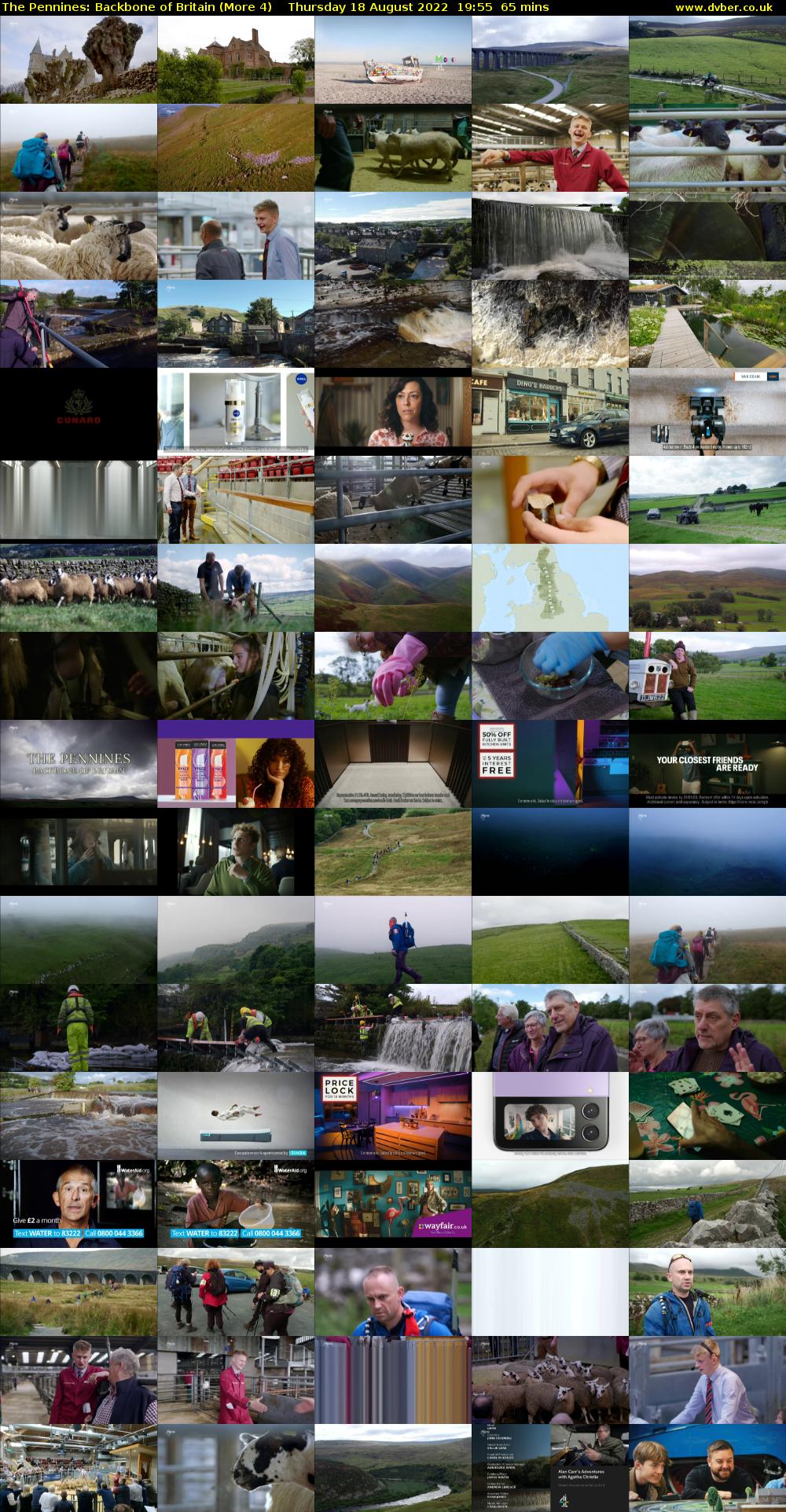 The Pennines: Backbone of Britain (More 4) Thursday 18 August 2022 19:55 - 21:00