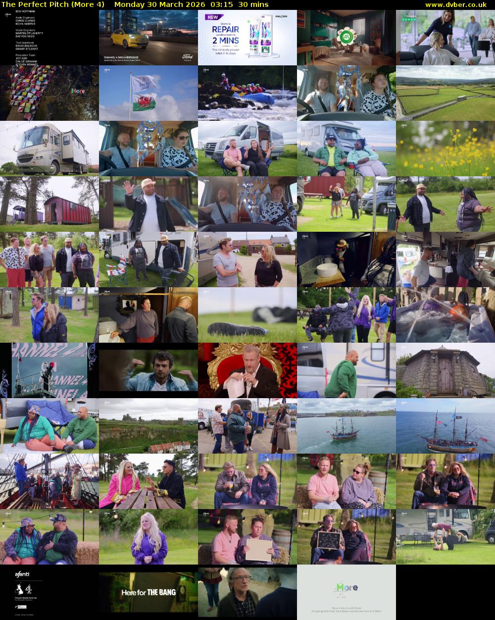 The Perfect Pitch (More 4) Monday 30 March 2026 03:15 - 03:45