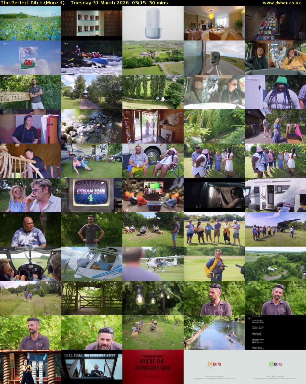 The Perfect Pitch (More 4) Tuesday 31 March 2026 03:15 - 03:45