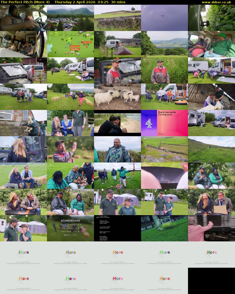 The Perfect Pitch (More 4) Thursday 2 April 2026 03:25 - 03:55