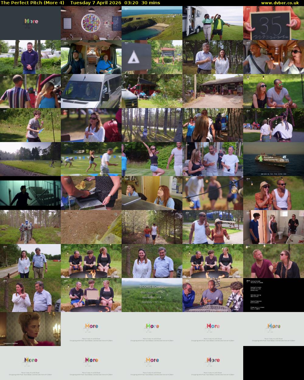 The Perfect Pitch (More 4) Tuesday 7 April 2026 03:20 - 03:50