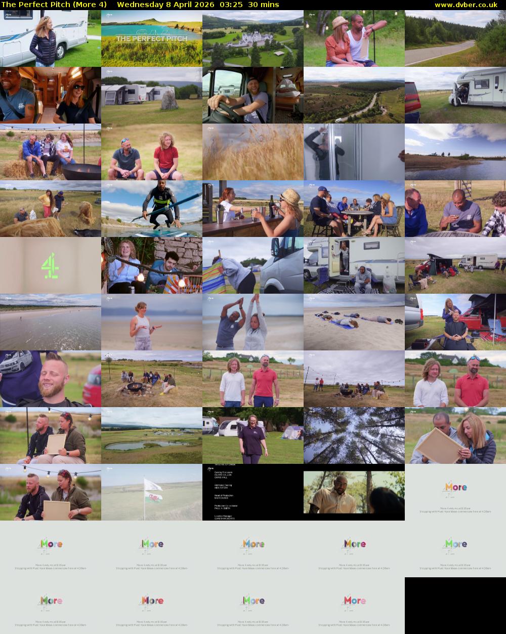 The Perfect Pitch (More 4) Wednesday 8 April 2026 03:25 - 03:55