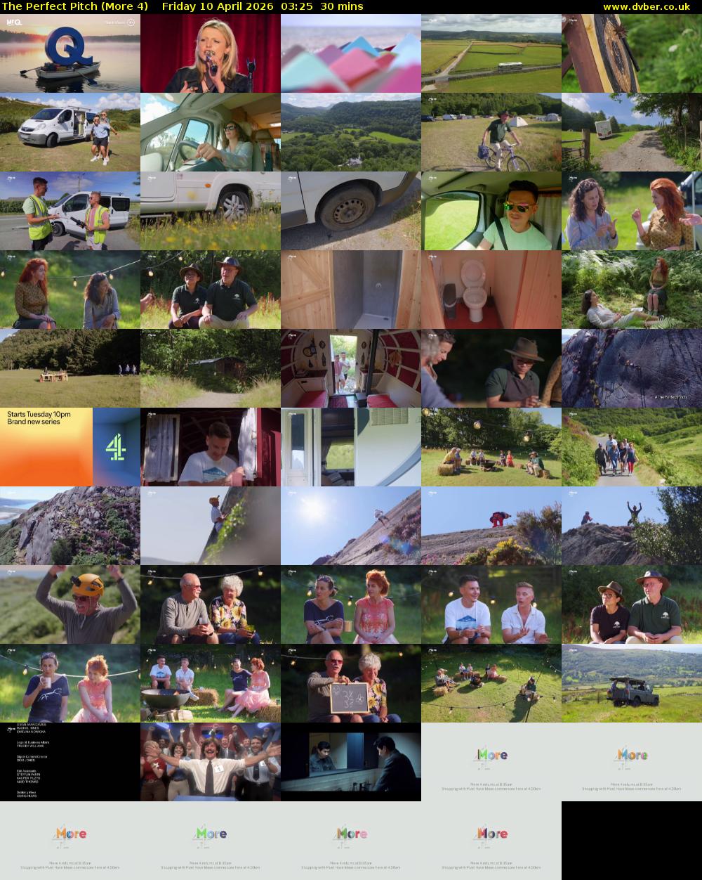 The Perfect Pitch (More 4) Friday 10 April 2026 03:25 - 03:55