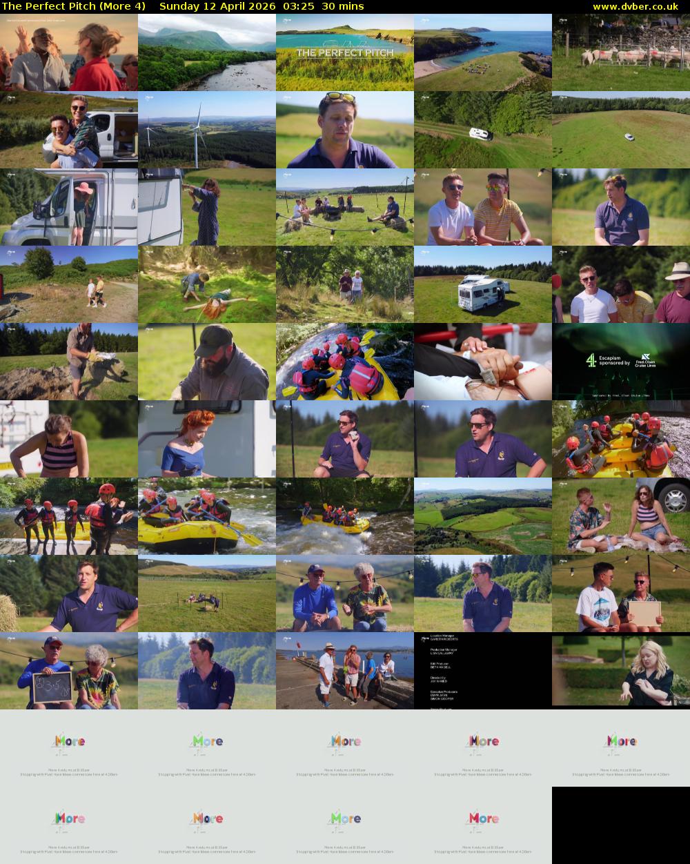 The Perfect Pitch (More 4) Sunday 12 April 2026 03:25 - 03:55