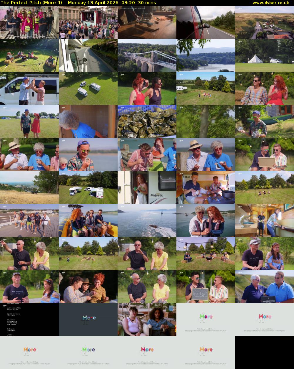 The Perfect Pitch (More 4) Monday 13 April 2026 03:20 - 03:50