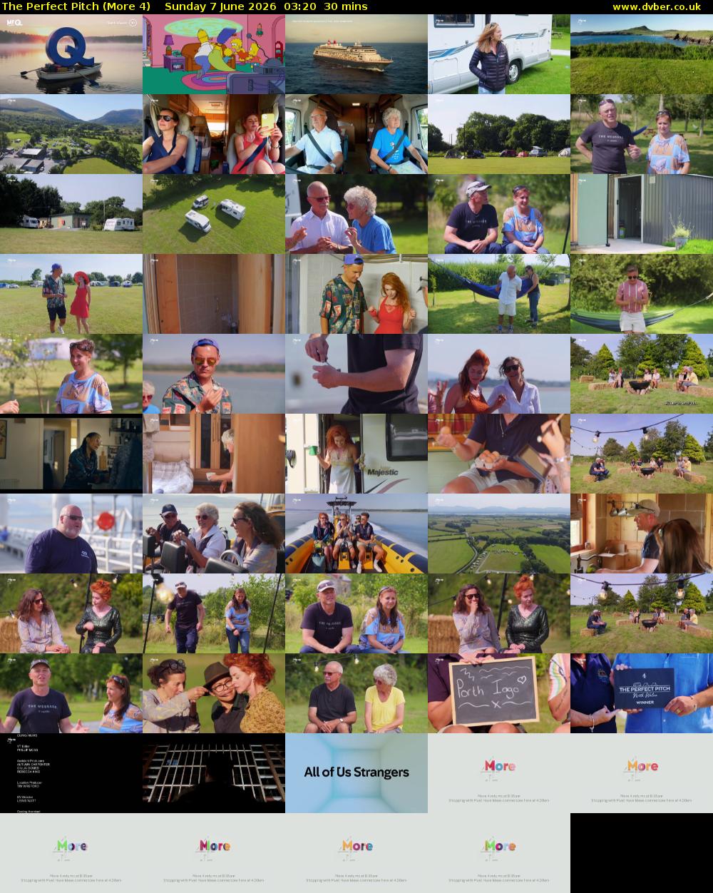 The Perfect Pitch (More 4) Sunday 7 June 2026 03:20 - 03:50
