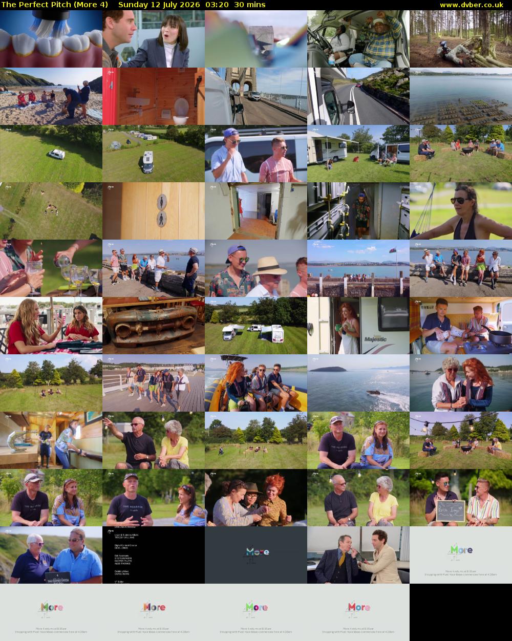 The Perfect Pitch (More 4) Sunday 12 July 2026 03:20 - 03:50