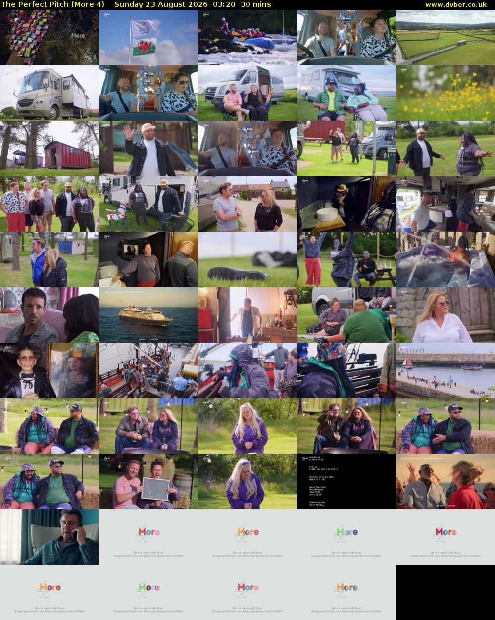 The Perfect Pitch (More 4) Sunday 23 August 2026 03:20 - 03:50