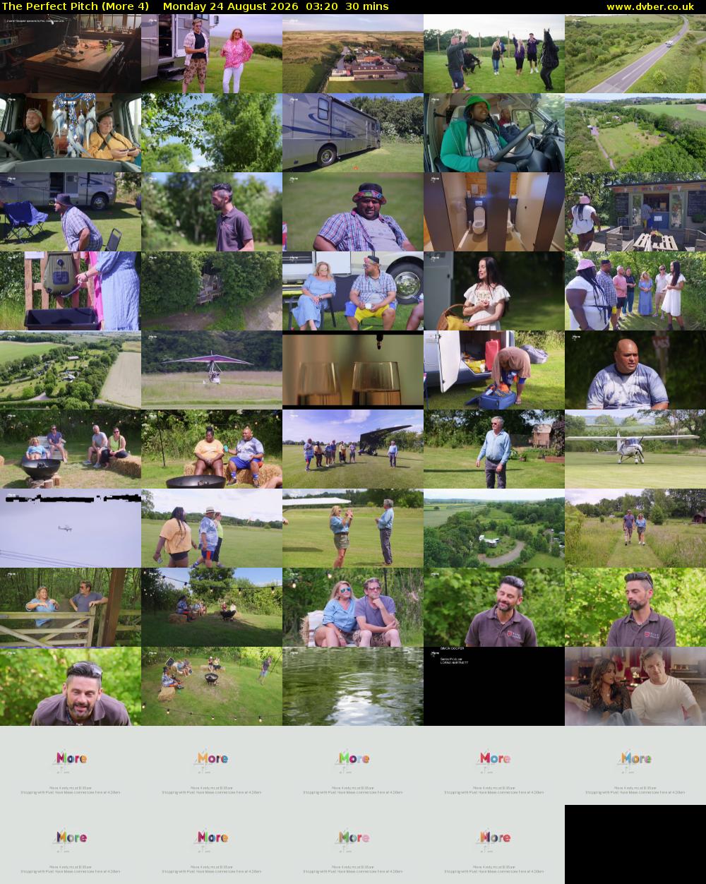 The Perfect Pitch (More 4) Monday 24 August 2026 03:20 - 03:50