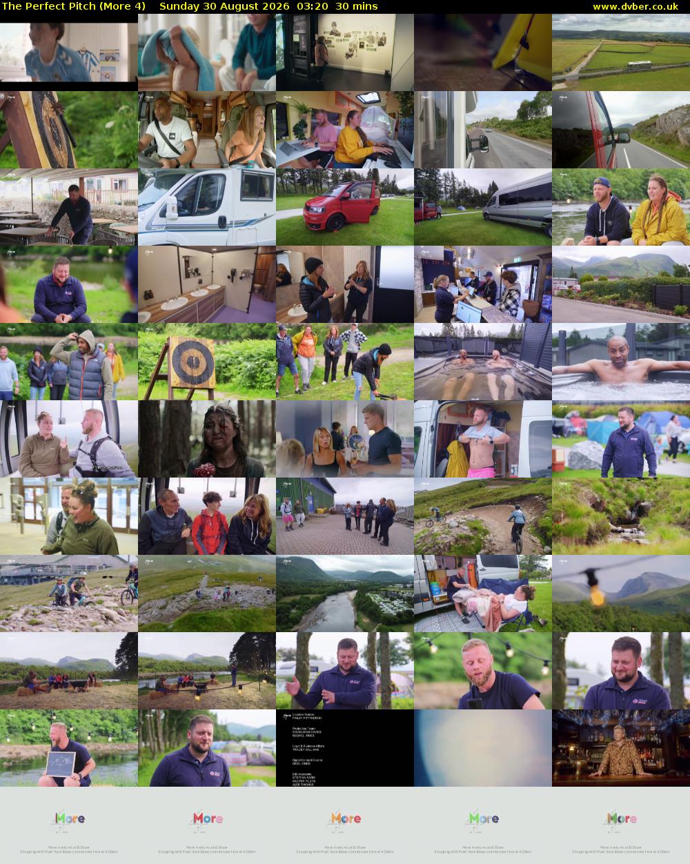 The Perfect Pitch (More 4) Sunday 30 August 2026 03:20 - 03:50
