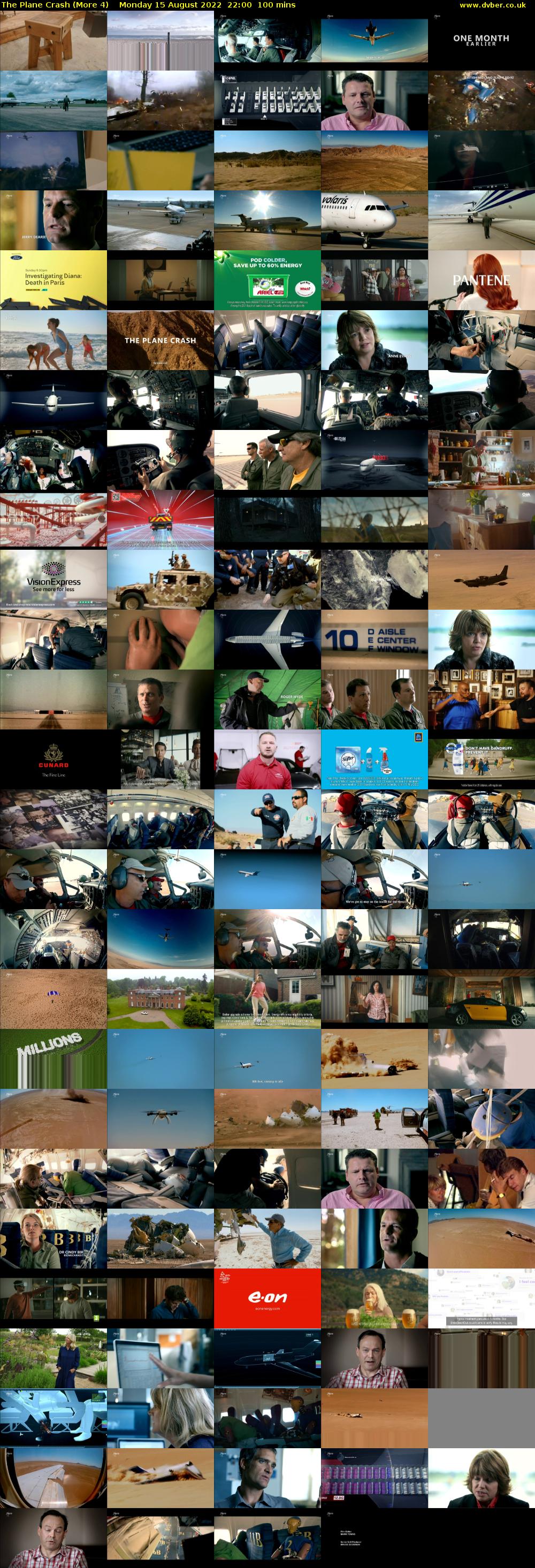 The Plane Crash (More 4) Monday 15 August 2022 22:00 - 23:40