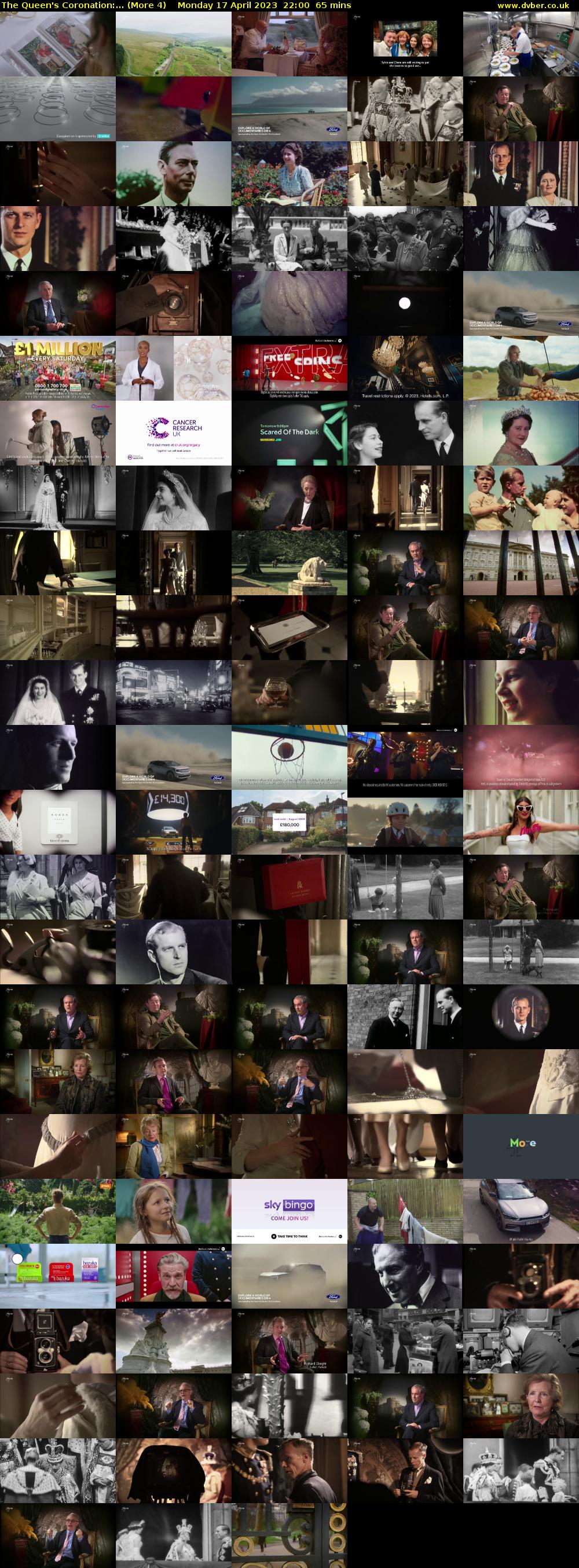 The Queen's Coronation:... (More 4) Monday 17 April 2023 22:00 - 23:05