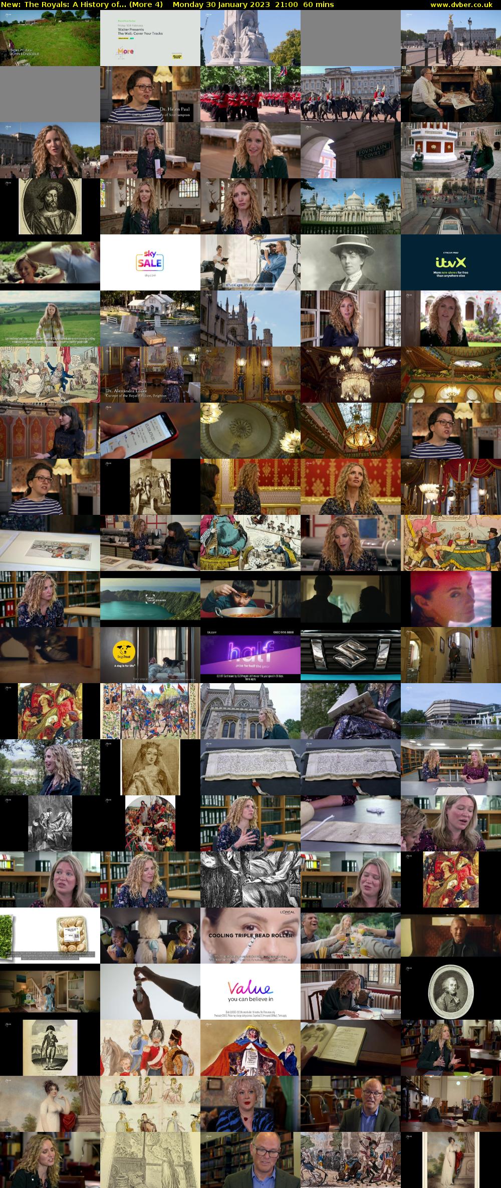 The Royals: A History of... (More 4) Monday 30 January 2023 21:00 - 22:00