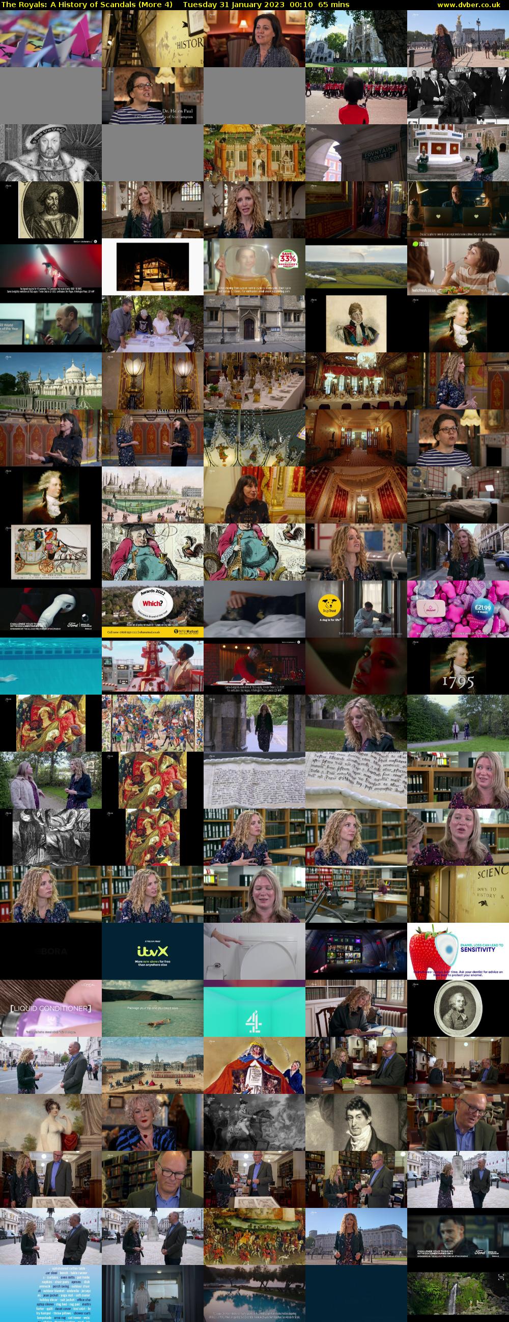 The Royals: A History of Scandals (More 4) Tuesday 31 January 2023 00:10 - 01:15