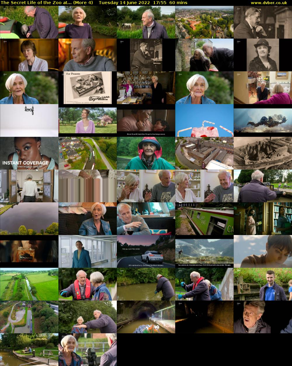 The Secret Life of the Zoo at... (More 4) Tuesday 14 June 2022 17:55 - 18:55