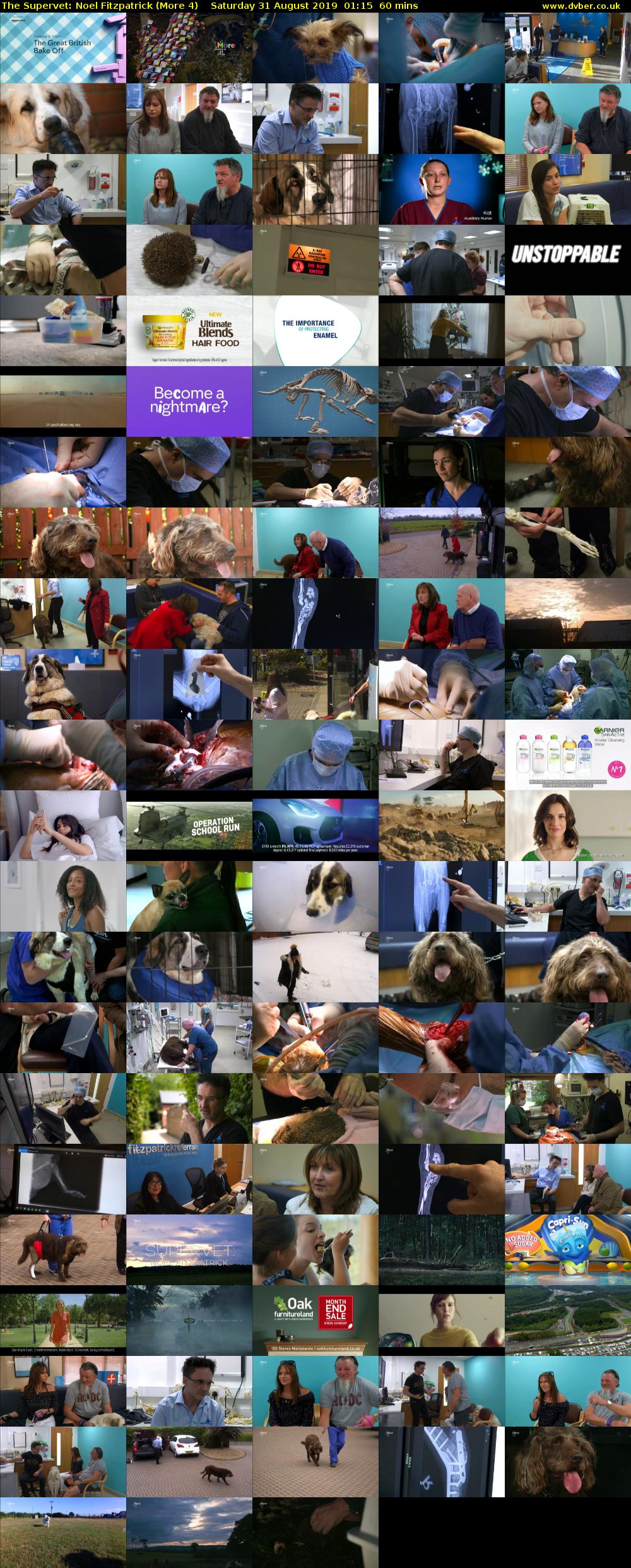 The Supervet: Noel Fitzpatrick (More 4) Saturday 31 August 2019 01:15 - 02:15