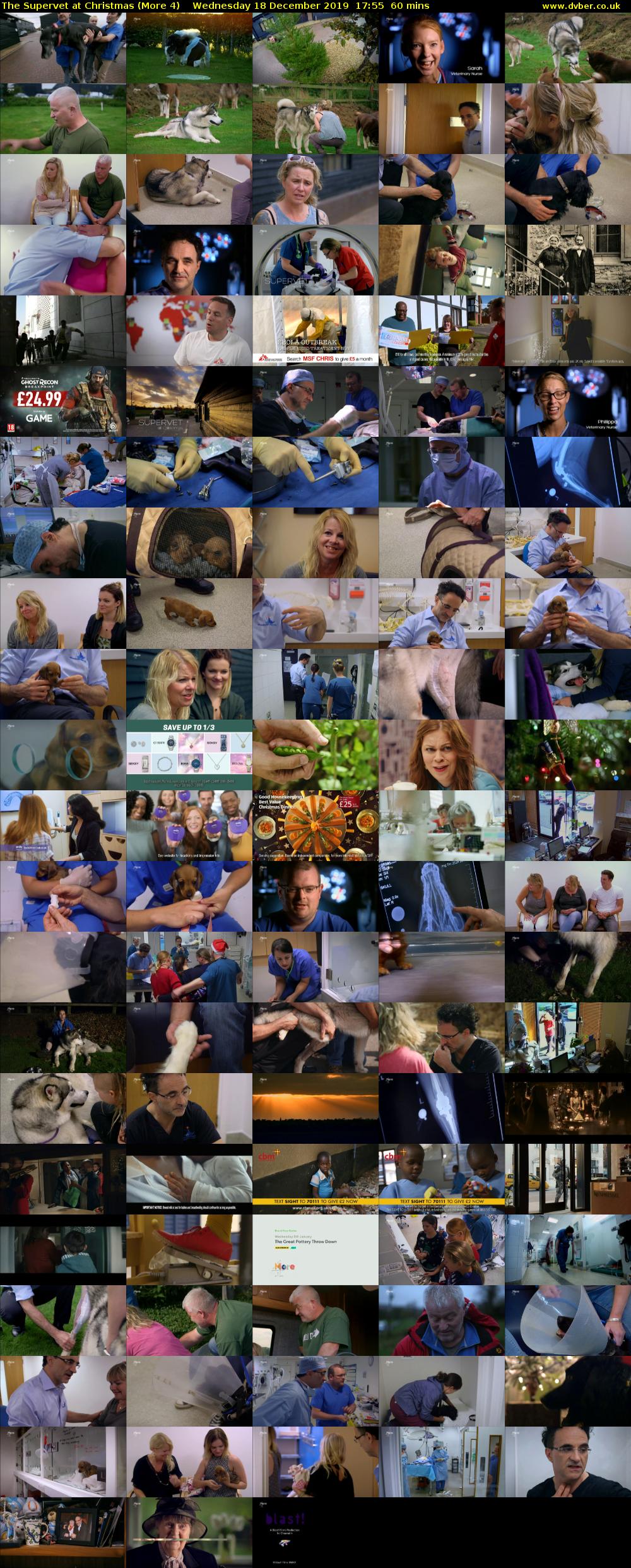 The Supervet at Christmas (More 4) Wednesday 18 December 2019 17:55 - 18:55