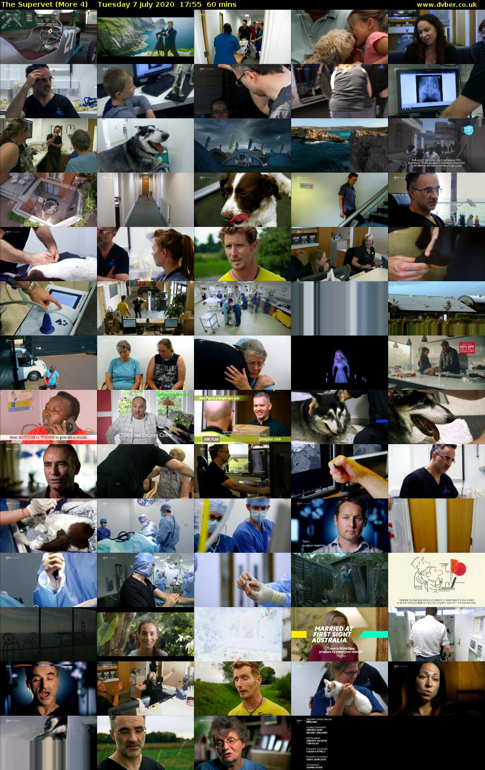 The Supervet (More 4) Tuesday 7 July 2020 17:55 - 18:55