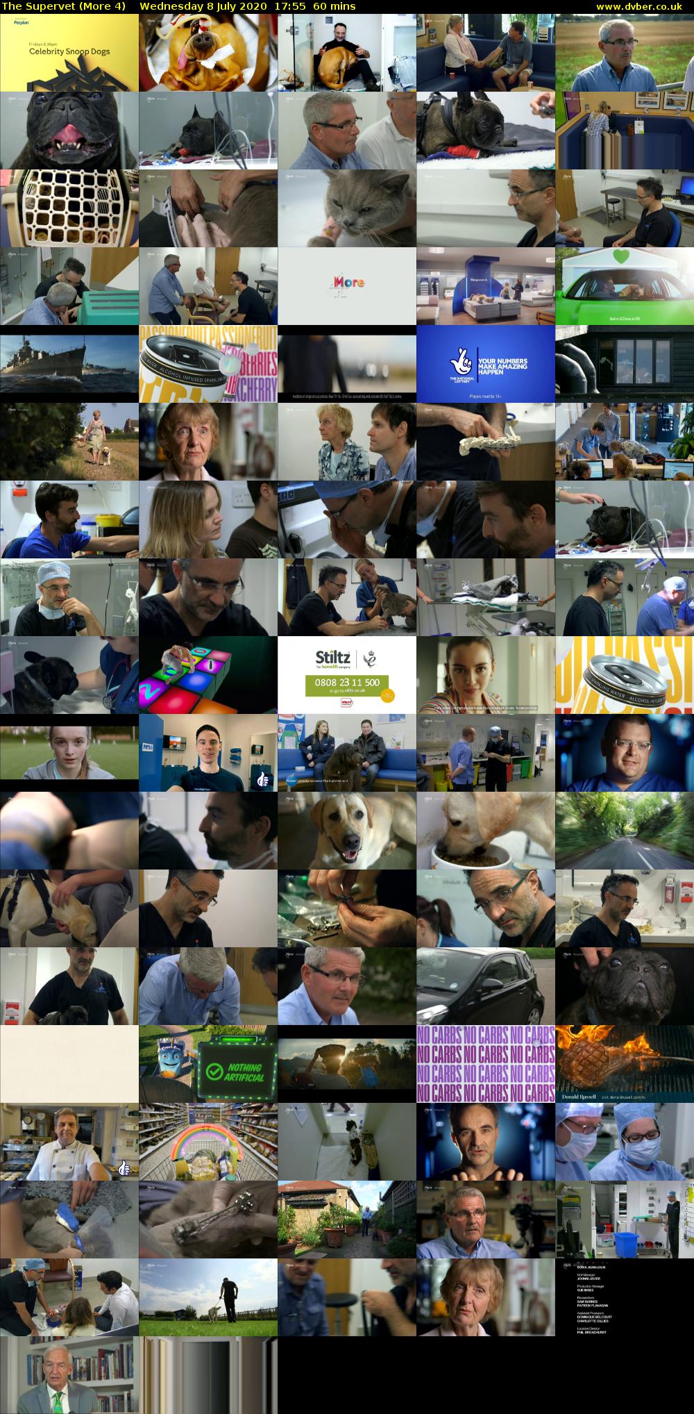 The Supervet (More 4) Wednesday 8 July 2020 17:55 - 18:55