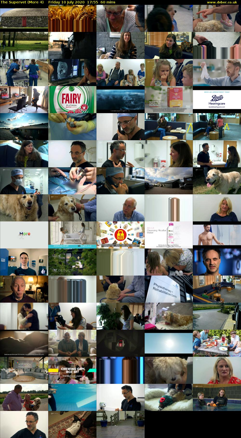 The Supervet (More 4) Friday 10 July 2020 17:55 - 18:55