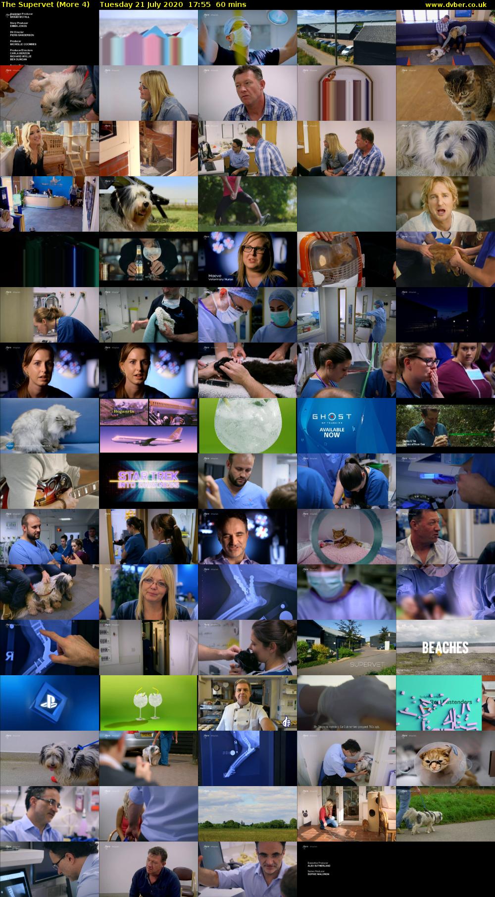 The Supervet (More 4) Tuesday 21 July 2020 17:55 - 18:55