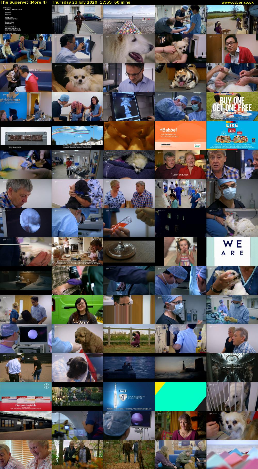 The Supervet (More 4) Thursday 23 July 2020 17:55 - 18:55