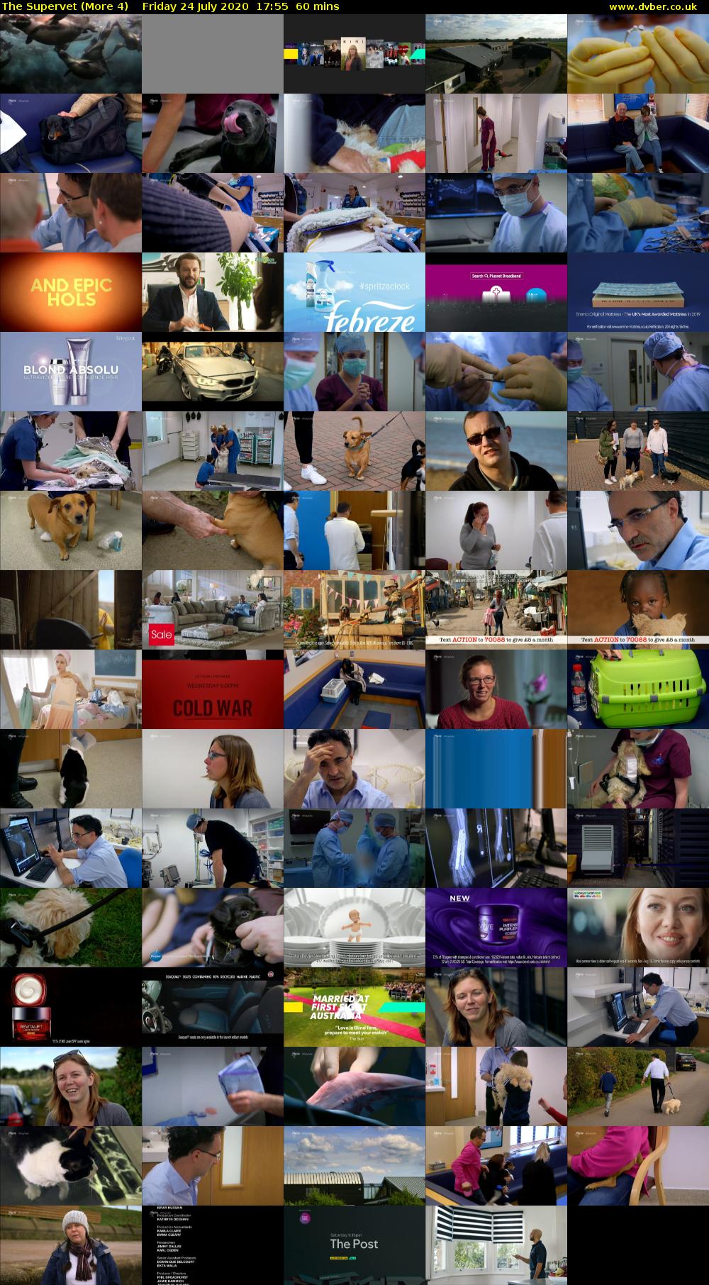 The Supervet (More 4) Friday 24 July 2020 17:55 - 18:55