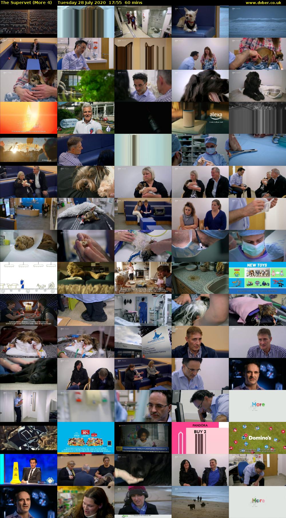 The Supervet (More 4) Tuesday 28 July 2020 17:55 - 18:55