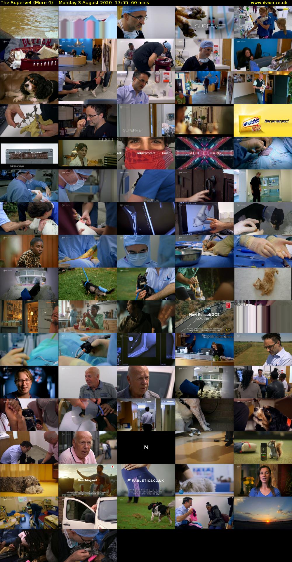 The Supervet (More 4) Monday 3 August 2020 17:55 - 18:55