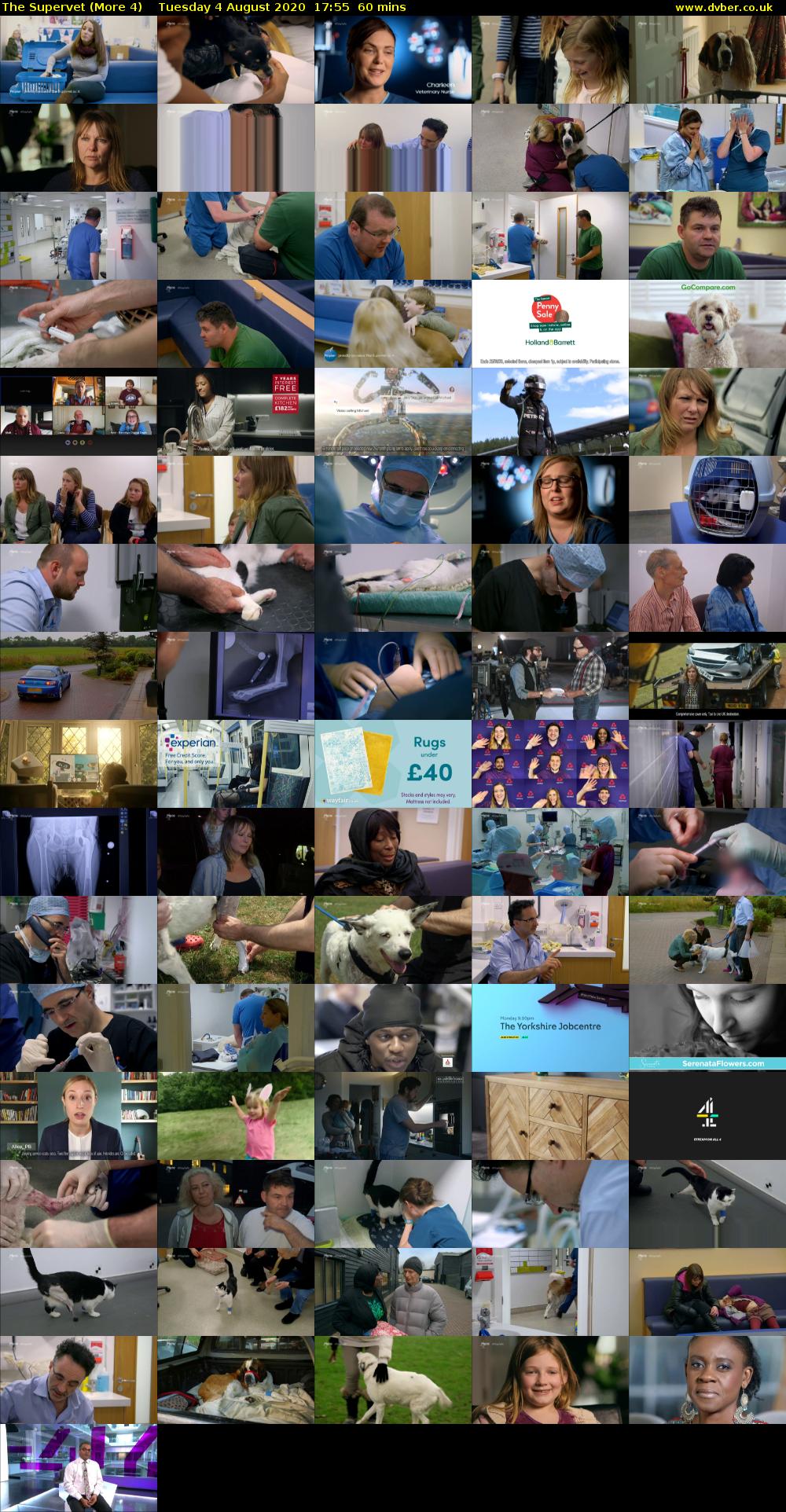 The Supervet (More 4) Tuesday 4 August 2020 17:55 - 18:55