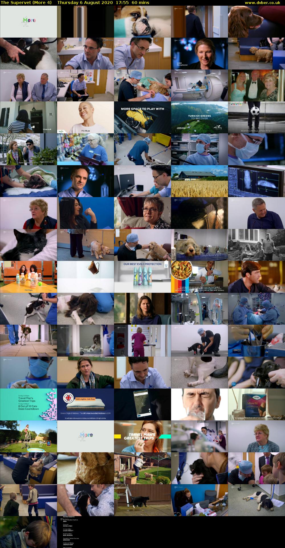 The Supervet (More 4) Thursday 6 August 2020 17:55 - 18:55
