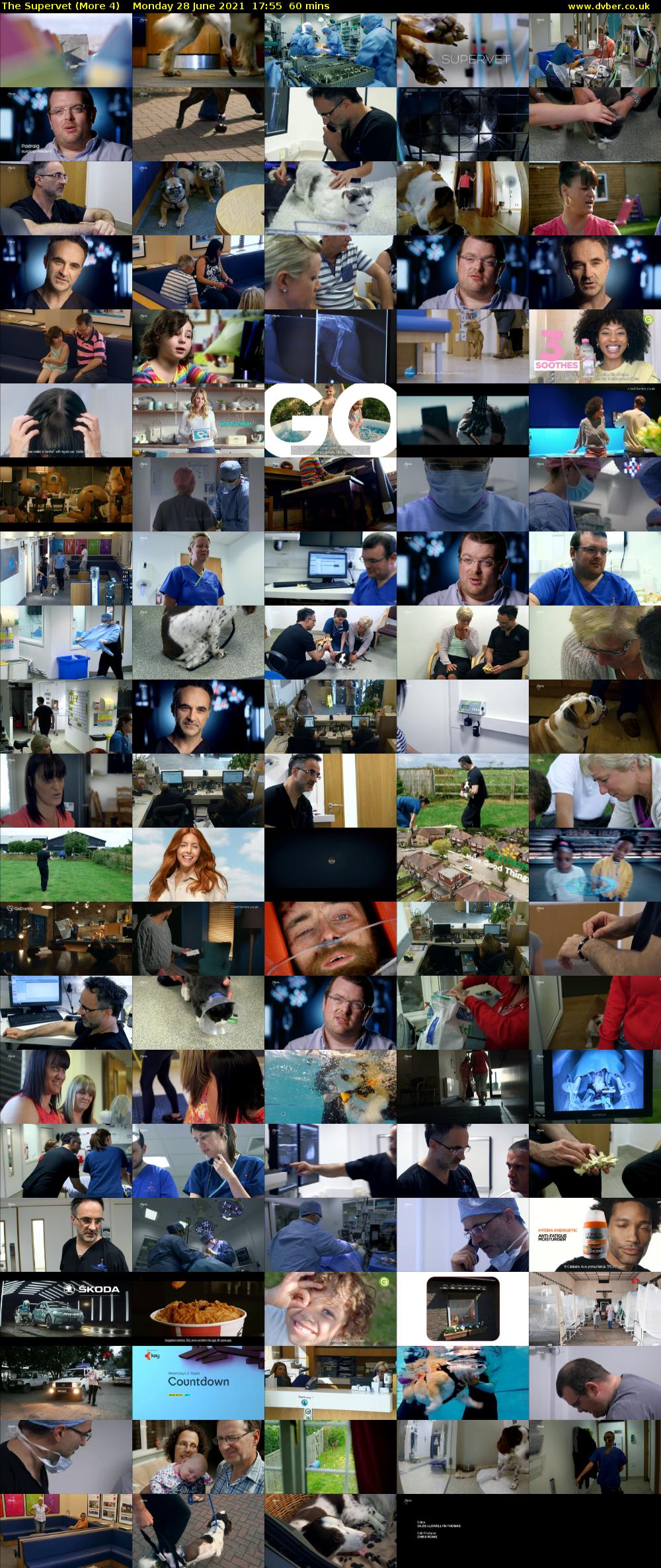 The Supervet (More 4) Monday 28 June 2021 17:55 - 18:55