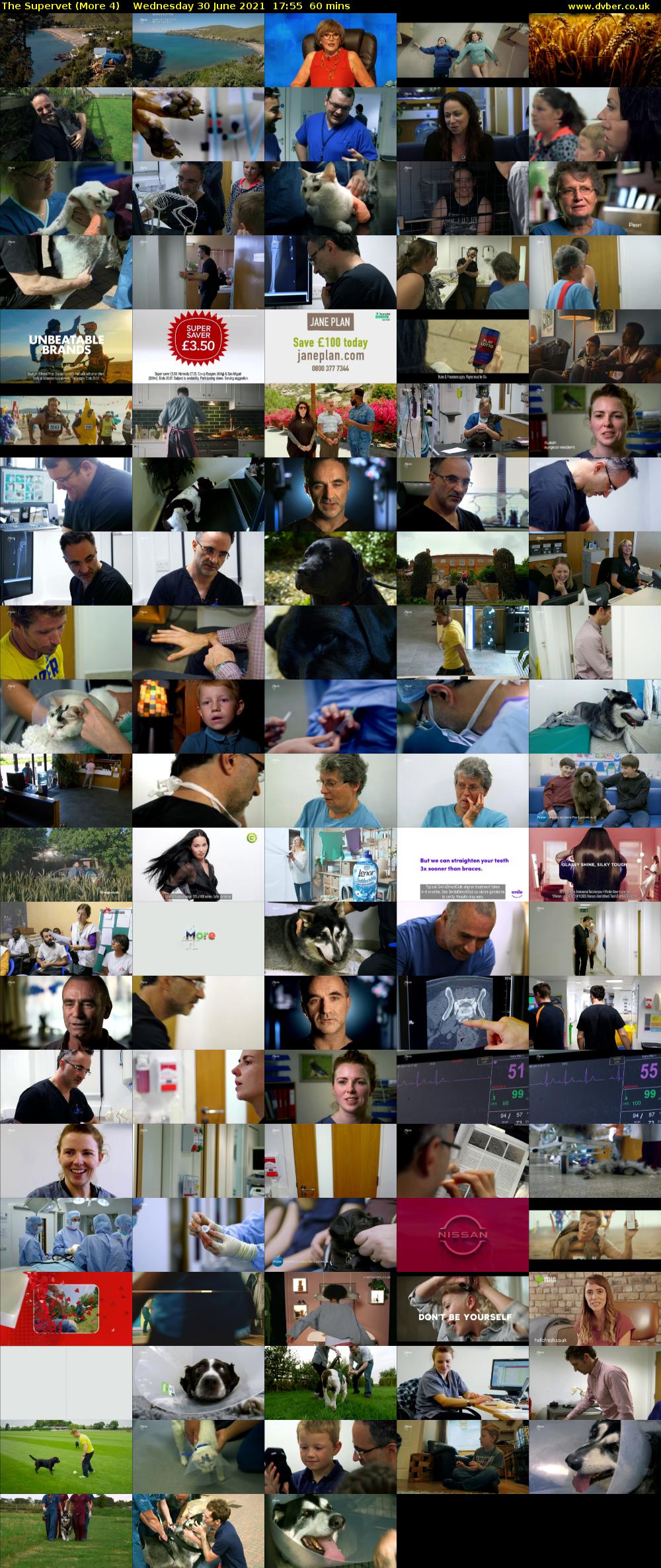 The Supervet (More 4) Wednesday 30 June 2021 17:55 - 18:55