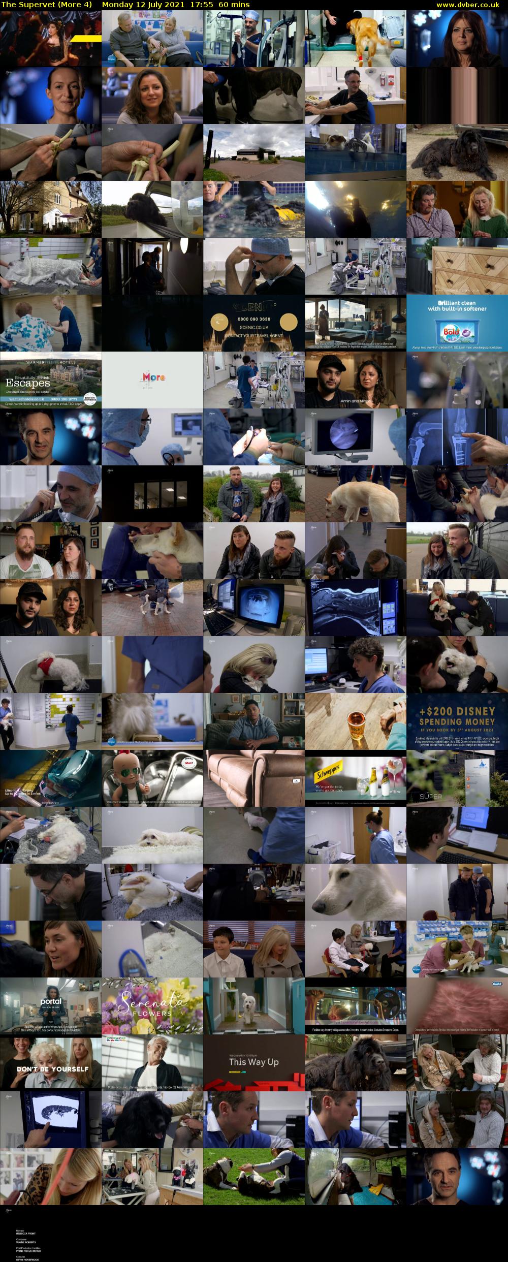 The Supervet (More 4) Monday 12 July 2021 17:55 - 18:55