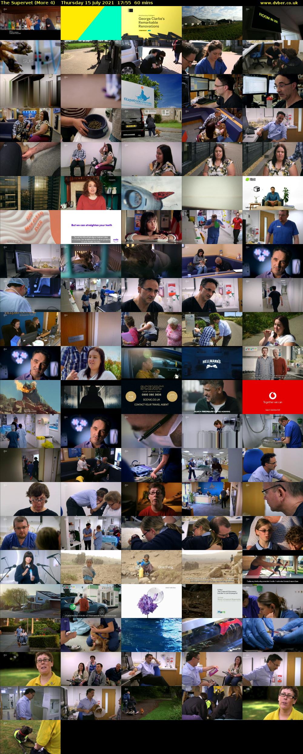 The Supervet (More 4) Thursday 15 July 2021 17:55 - 18:55