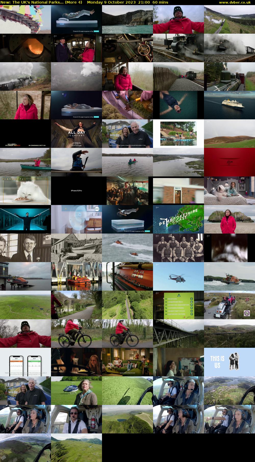 The UK's National Parks... (More 4) Monday 9 October 2023 21:00 - 22:00