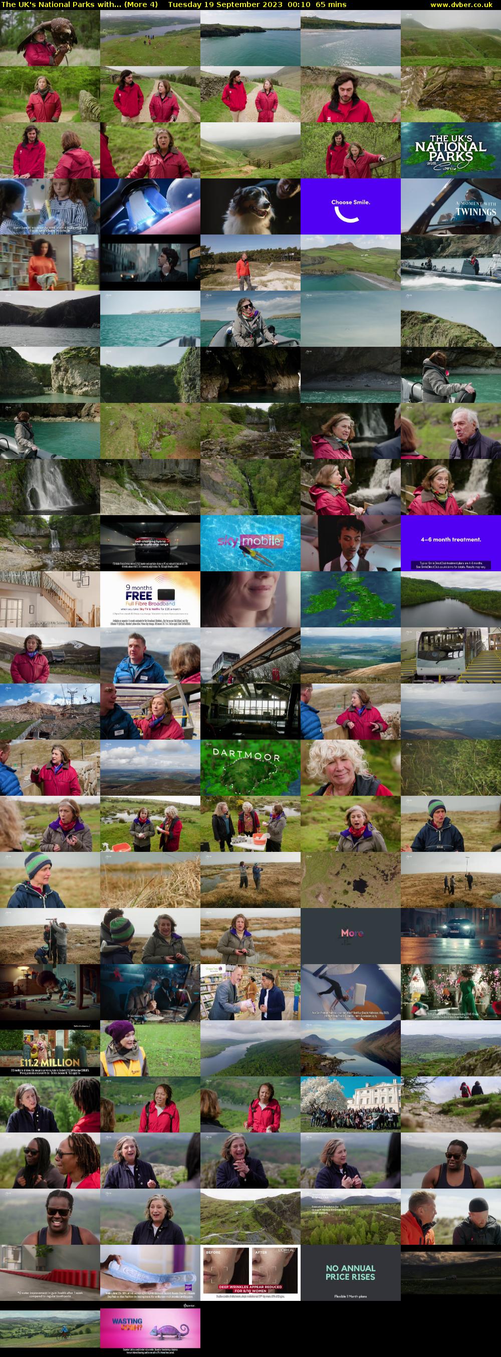The UK's National Parks with... (More 4) Tuesday 19 September 2023 00:10 - 01:15