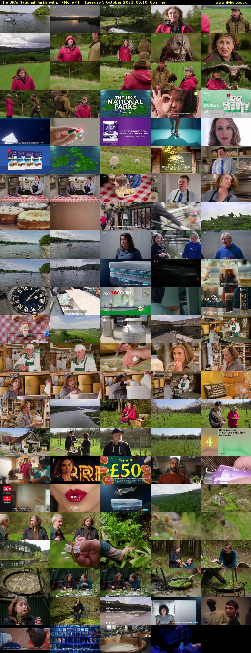 The UK's National Parks with... (More 4) Tuesday 3 October 2023 00:10 - 01:15