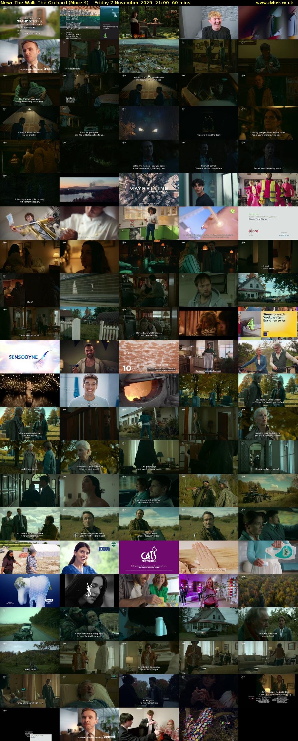 The Wall: The Orchard (More 4) Friday 7 November 2025 21:00 - 22:00