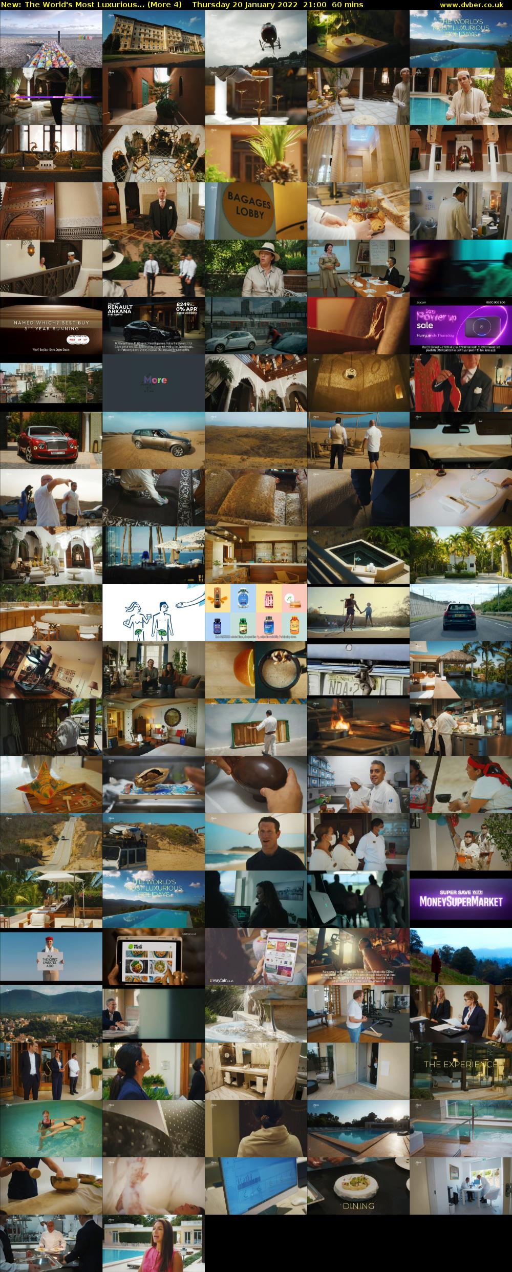 The World's Most Luxurious... (More 4) Thursday 20 January 2022 21:00 - 22:00